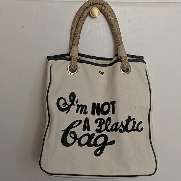 I'm not a plastic bag by Anya Hindmarch NWT